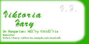 viktoria hary business card